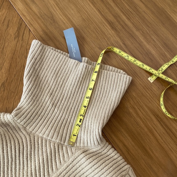 ANN TAYLOR RIBBED COWL NECK SWEATER - Picture 12 of 12